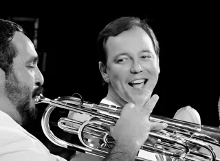 Willie Colón y Rubén Blades, leyendas de la salsa. 