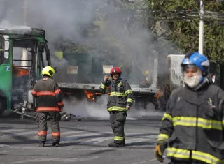 "Por decisión de las líneas aéreas, hoy domingo 22 de febrero de 2026, todas las operaciones internacionales y la mayoría de las nacionales se encuentran canceladas". Foto. EFE