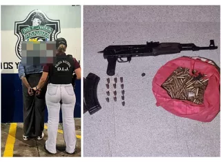 Residentes del sector se preguntan: ¿para quién escondía el arma en su casa?  /  Fotocomposición: PN