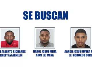Los tres señalados fueron incluidos en la lista de los 'Más Busacados' por pandillerismo.  /  Imagen: MP