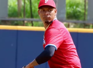Jorge García, lanzador panameño que enfrentará a los Yankees de Nueva York. Foto: Fedebeis