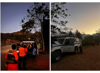 Desde el viernes, el personal del Sinaproc de Veraguas recorrió a pie caminos peligrosos, con rocas, subidas, bajadas y montañas.  /  Fotos: Sinaproc