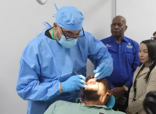 La apertura fue encabezada por el director regional de Salud en San Miguelito, Algis Torres.