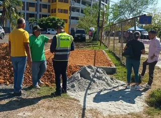Hasta el momento, las autoridades municipales no han emitido un pronunciamiento oficial sobre si la obra cuenta con los permisos requeridos. Foto. Melquíades Vásquez