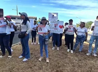 Con pancartas y lágrimas: exigen respuestas sobre paradero de desaparecido