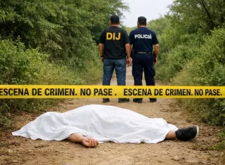 La víctima corrió por su vida, pero no logró evadir las balas.  /  Imagen: Eric Montenegro generada con IA