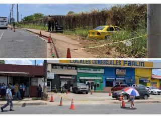 Doble homicidio en Tocumen: sicarios en moto acribillan a taxista y su pasajero