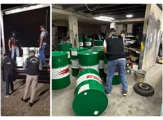 Los aprehendidos y los indicios fueron remitidos a las autoridades competentes para continuar con el proceso judicial.  /  Fotos: PN