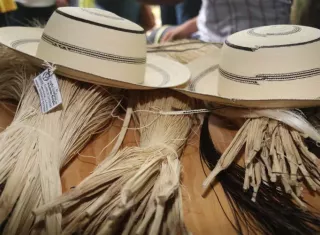 Sombrero pintao panameño, un arte de elevado valor por su confección. Foto: Archivo