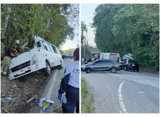 Dos de los ocupantes terminaron con heridas graves. /  Fotos: Sume 911