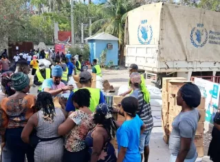 Por la situación en el estrecho de Ormuz,  se tardan más en entregar por el mar y los costes se han incrementado. Foto. Programa Mundial de Alimentos