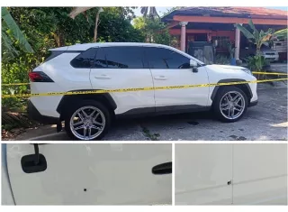 El conductor fue aprehendido en Burunga.  /  Fotos: PN