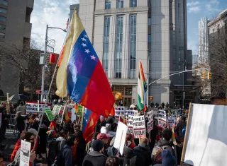 La segunda audiencia en el caso contra el presidente de Venezuela Nicolás Maduro y su esposa, Cilia Flores, ambos capturados en Caracas y acusados por la Justicia estadounidense de cargos relacionados con narcotráfico se realizó este jueves. Foto. EFE
