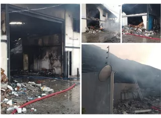 Las autoridades también investigan la muerte de un trabajador de nacionalidad nicaragüense ocurrido en medio del incendio.  /  Fotos: BCBRP