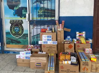 Los productos fueron retenidos y trasladados a la sede de Aduanas en la Zona Norte.  Foto: Aduanas