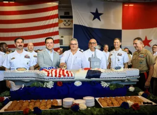 “Panamá, como puente del mundo y corazón del comercio global, valora profundamente la cooperación internacional, la seguridad marítima y el respeto mutuo entre países”, expresó el ministro Juan Carlos Orillac.