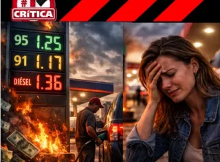 ¡Cómo duele! Aumenta gasolina; el diésel costará $5