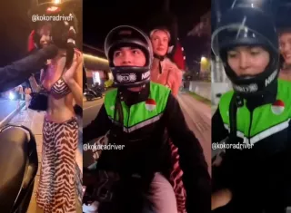 Ex Miss Universo aparece montando moto en Indonesia como otra mortal