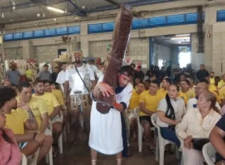 Privados de La Nueva Joya conmueven con “La Pasión de Cristo”