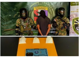 El caso quedó a órdenes de la Fiscalía de Drogas. / Foto: Senafront