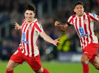 Atlético venció al Barcelona en la ida de los cuartos de la Champions 