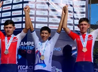 Panameño Dier Ríos, campeón centroamericano juvenil de ciclismo