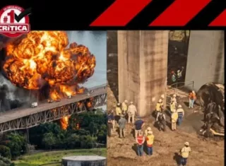 Ingenieros del Ejército de EE.UU. inspeccionan el Puente de las Américas 