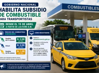 Panamá activa subsidio al combustible para transporte selectivo y colectivo