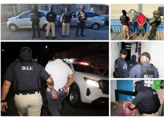 Los sospechosos fueron retenidos mediante la operación Umbría.  /  Fotocomposición: PN