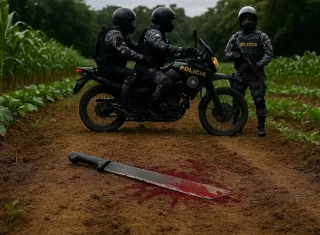 El agresor atacó a la víctima con un machete.  /  Imagen ilustrativa: IA Copilot