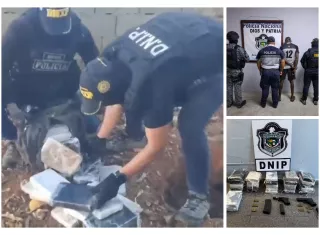 Desentierran droga en patio de una casa y capturan a buscado por caso de arma