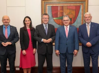 Panamá y Alemania dialogan sobre seguridad y proyectos de infraestructura