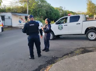 Una vez se tuvo conocimiento de las supuestas amenazas, se activaron los protocolos de seguridad, además de solicitar el apoyo de la Policía Nacional (PN). Foto. Eric Montenegro