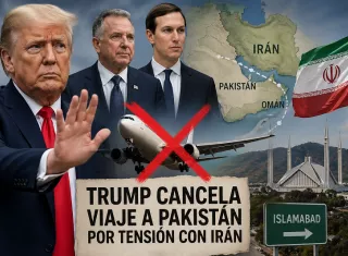 Trump cancela viaje clave a Pakistán por tensión con Irán