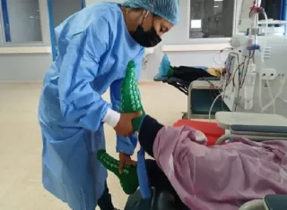 Pacientes de hemodiálisis exigen mejoras en Policlínica La Chorrera