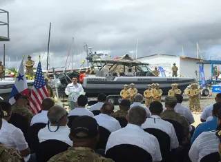 Panamá recibe embarcaciones interceptoras para lucha contra narcotráfico