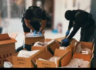 Allanamiento en Chiriquí deja 3 detenidos y miles de cigarrillos incautados