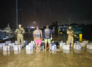 La acción se dio dentro de un buque que transitaba por el área marítima de Portobelo. Foto: Cortesía
