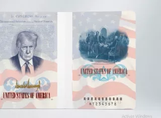 Pasaportes, billetes y parques: la expansión de la imagen de Donald Trump