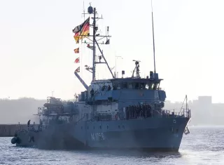 Alemania envía dragaminas al Mediterráneo para posible misión en Ormuz