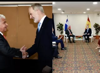 Mulino se reúne con el rey Felipe VI en Costa Rica