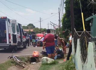 Una madre y tres menores atropellados saliendo de la escuela