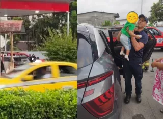 Bomberos rescatan a niño que se quedó dentro de un auto en Changuinola