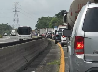 Ante la situación en la Autopista Panamá-Colón, próximamente se llevará a cabo una reunión interinstitucional. Foto. Diómedes Sánchez