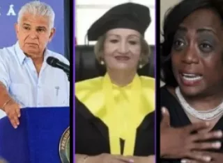 El presidente José Raúl Mulino señaló a la ministra de Educación, Lucy Molinar. 
