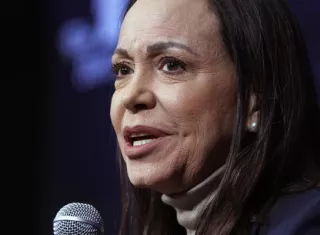 La líder opositora venezolana y Premio Nobel de la Paz 2025, María Corina Machado. Foto: EFE