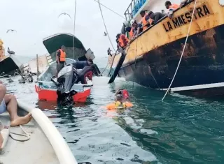 Encuentran con vida a uno de los desaparecidos en naufragio en Puerto Caimito