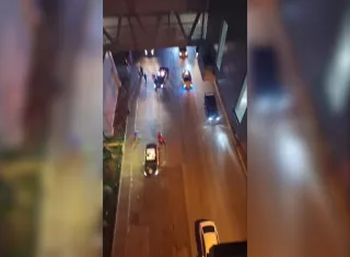 Velocidad asesina bajo estación del Metro Las Mañanitas