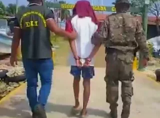 El ciudadano fue trasladado a la sede de la Segunda Brigada Caribe en Narganá.  /  Foto: Senafront
