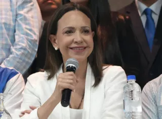 La líder opositora venezolana y Premio Nobel de la Paz 2025, María Corina Machado. Foto: EFE